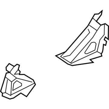 Mopar 68088267AB REINFMNT-Shelf Panel 68088267AB Mopar REINFMNT-Shelf Panel Illustration 1 of 1