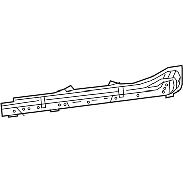 68254289AA Mopar Sill Reinforcement Illustration 1 of 1