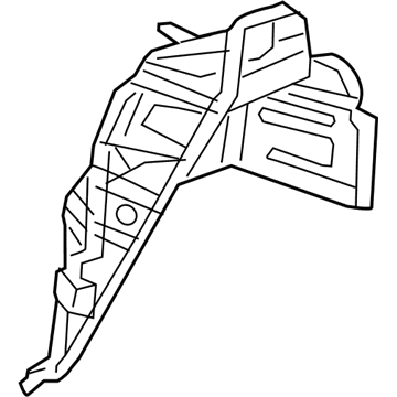 68505126AA Mopar WHEELHOUS-Rear Inner Illustration 1 of 1