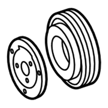 68034537AA Mopar PULLEY-A/C Compressor Illustration 1 of 1