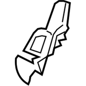 Mopar 1DT821D1AA Seat Shield 1DT821D1AA Mopar Seat Shield Illustration 1 of 1