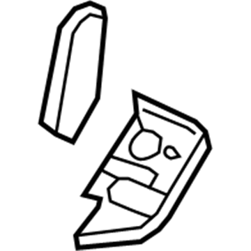 1DT791D1AA Mopar Seat Shield Illustration 1 of 1