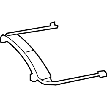 68027747AA Mopar Sunroof Wind Deflector Illustration 1 of 1