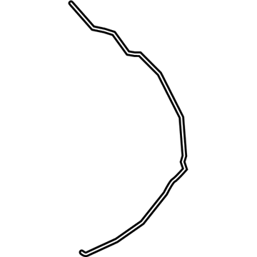 68026964AA Mopar Tube Assembly-Folding Top Hydraulic Illustration 1 of 1