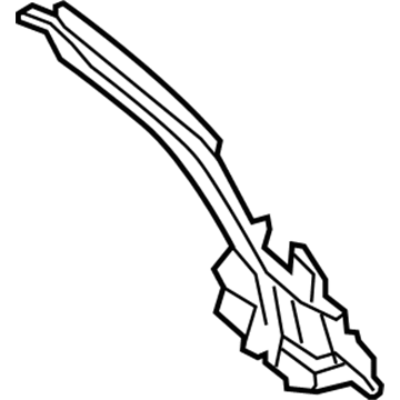 68026924AA Mopar Side Rail-Folding Top Illustration 1 of 1