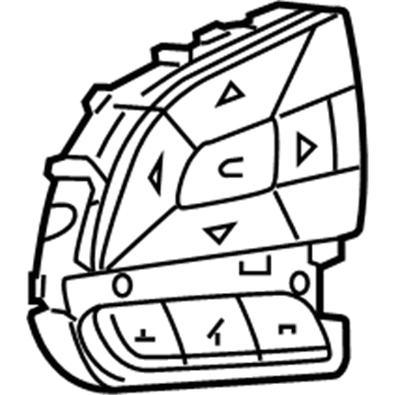 68321891AA Mopar Switch-EVIC Illustration 1 of 1