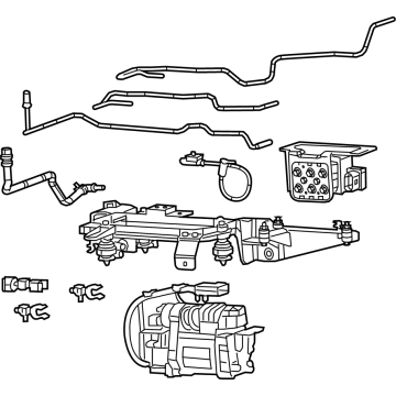 Mopar 68552619AE Air Suspension Compressor 68552619AE Mopar Air Suspension Compressor Illustration 1 of 1