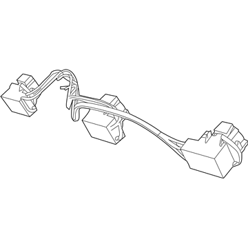 55077719AA Mopar License Lamp Wiring Illustration 1 of 1
