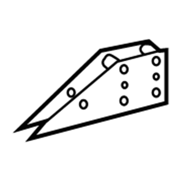 5118212AA Mopar Plate-Frame Illustration 1 of 1