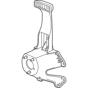 55397217AJ Mopar Spare Tire Bracket Illustration 1 of 1