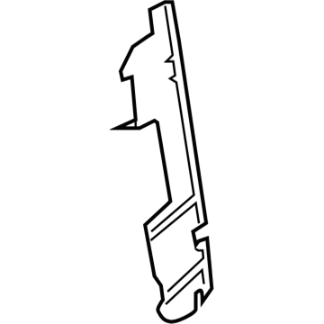 52014512AC Mopar Radiator Side Air Seal Illustration 1 of 1