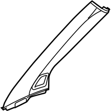 1YA73LA6AC Mopar Molding-A Pillar Illustration 1 of 1