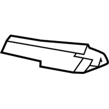 68087533AA Mopar Cover-COWL Grille Illustration 1 of 1