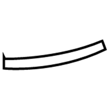 5303630AB Mopar Quarter Panel Molding Illustration 1 of 1