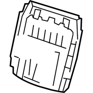 Mopar 1FK741D1AC Panel-Front Seat Back 1FK741D1AC Mopar Panel-Front Seat Back Illustration 1 of 1