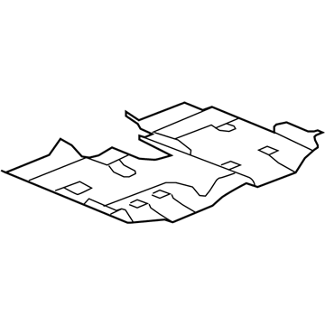 1AH24XDVAE Mopar Floor Carpet Illustration 1 of 1