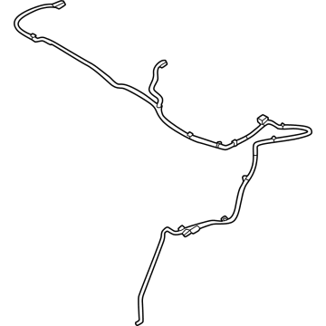 68606986AA Mopar HOSE-WINDSHIELD WASHER Illustration 1 of 1