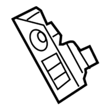 68247068AA Mopar Glove Box Door Latch Striker Illustration 1 of 1