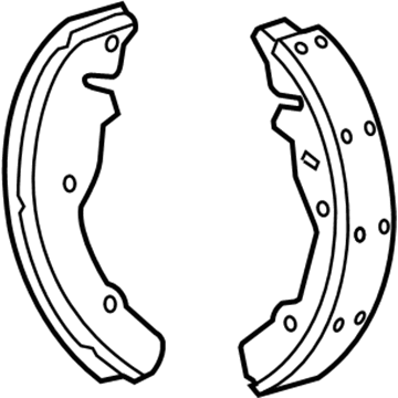Jeep Patriot Parking Brake Shoe - 5191306AA