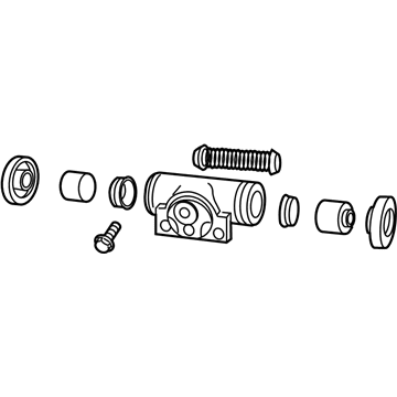 2011 Dodge Caliber Wheel Cylinder - 5191305AA