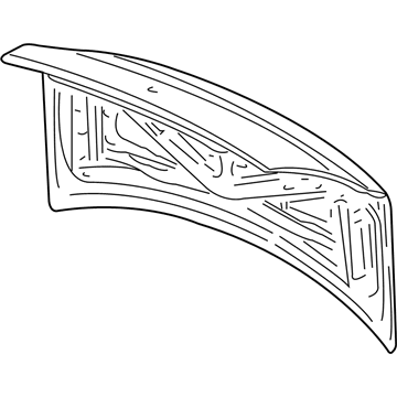 Mopar 5012455AI Deck Lid 5012455AI Mopar Deck Lid Illustration 1 of 1