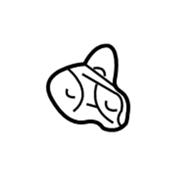 Mopar 5008113AA STRIKER-DECKLID Latch 5008113AA Mopar STRIKER-DECKLID Latch Illustration 1 of 1