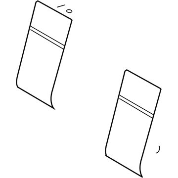 1FL981D5AA Mopar Front Seat Back Driver Cover Illustration 1 of 1
