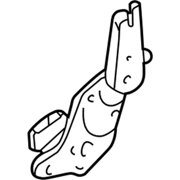 5019787AA Mopar Recliner Front Seat Back Illustration 1 of 1