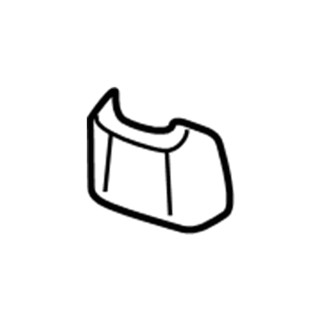 5HJ47ZJ3AB Mopar Seat Belt Bezel Illustration 1 of 1