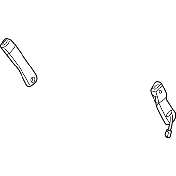 5GW361QLAC Mopar Front Inner Right Or Left Seat Belt Buckle Illustration 1 of 1