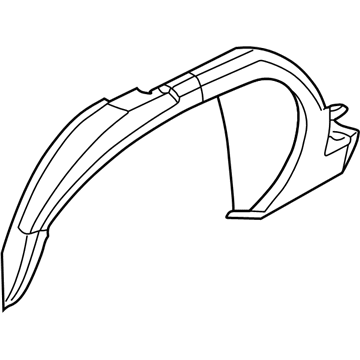 55346866AH Mopar WHEEL/HOUSE-Front Inner Illustration 1 of 1