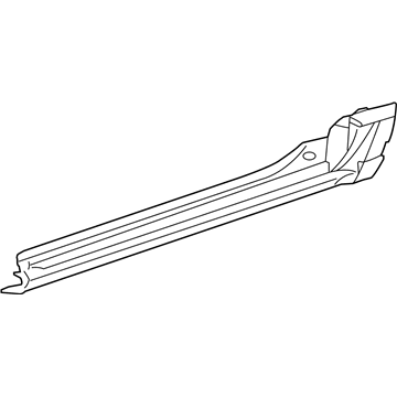 Mopar UB08CJMAC Front Sill Applique UB08CJMAC Mopar Front Sill Applique Illustration 1 of 1