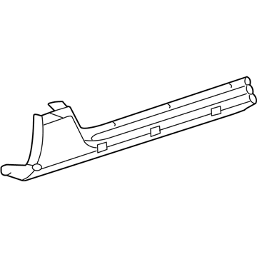 UB11ABVAA Mopar Rear Sill Applique Illustration 1 of 1