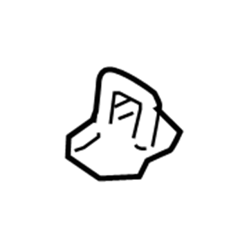 1998 Dodge Grand Caravan Rear Door Striker - 4717928AA