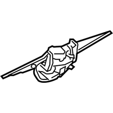 2009 Chrysler PT Cruiser Tailgate Handle - ZK71GPLAD