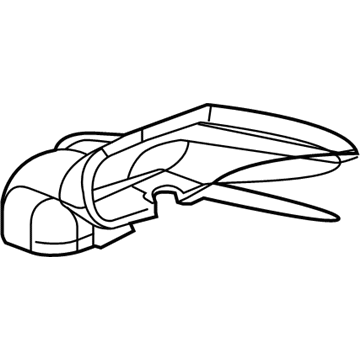 53013103AA Mopar Hose-Fresh Air Illustration 1 of 1