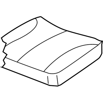 6MG51LA8AB Mopar Front Seat Cushion Cover Illustration 1 of 1