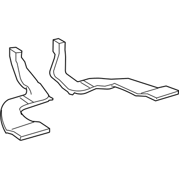 4677538AC Mopar Floor Distribution Duct Illustration 1 of 1