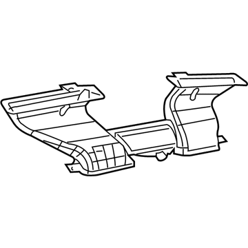 5108263AC Mopar Defroster Duct Illustration 1 of 1