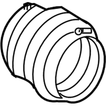 4861700AB Mopar Air Cleaner Intake-Hose Duct Tube Illustration 1 of 1