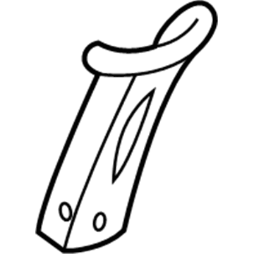 Mopar 5GC86TL2AC B Pillar Upper Trim Panel 5GC86TL2AC Mopar B Pillar Upper Trim Panel Illustration 1 of 1