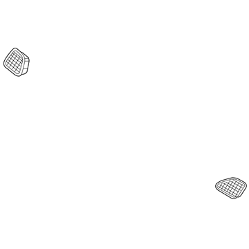 1SQ961X9AD Mopar Air Conditioning & Heater Outlet Illustration 1 of 1