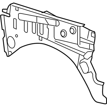 55177018AP Mopar Fender Panel Illustration 1 of 1