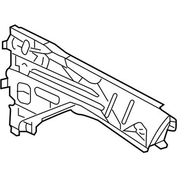 55113012AE Mopar Reinforcement Fender Illustration 1 of 1