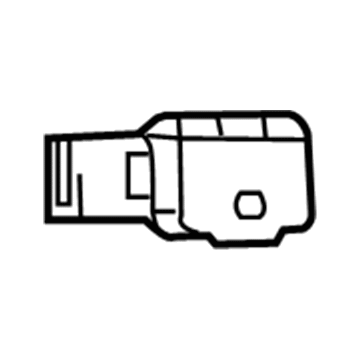 Mopar 1JJ401DBAA Power Outlet Bezel 1JJ401DBAA Mopar Power Outlet Bezel Illustration 1 of 1