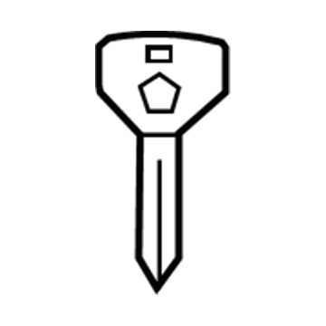 2005 Dodge Durango Car Key - 5179513AC