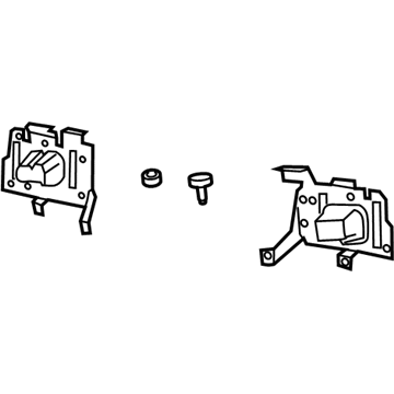 68404156AA Mopar Bumper Bracket Illustration 1 of 1