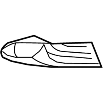 5178285AB Mopar Fog Lamp Bezel Illustration 1 of 1