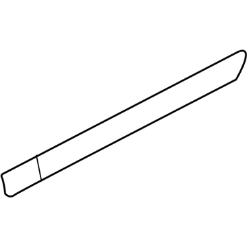 55079308AE Mopar Molding-Rear Door Illustration 1 of 1