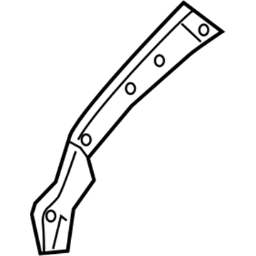 YA70BD1AA Mopar A Pillar Panel Illustration 1 of 1